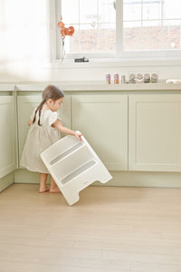 IFAM Stepstool foldable, made in Korea. For toddler use. Easy to fold and store and use.