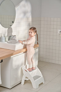 IFAM Stepstool foldable, made in Korea. For toddler use. Easy to fold and store and use.